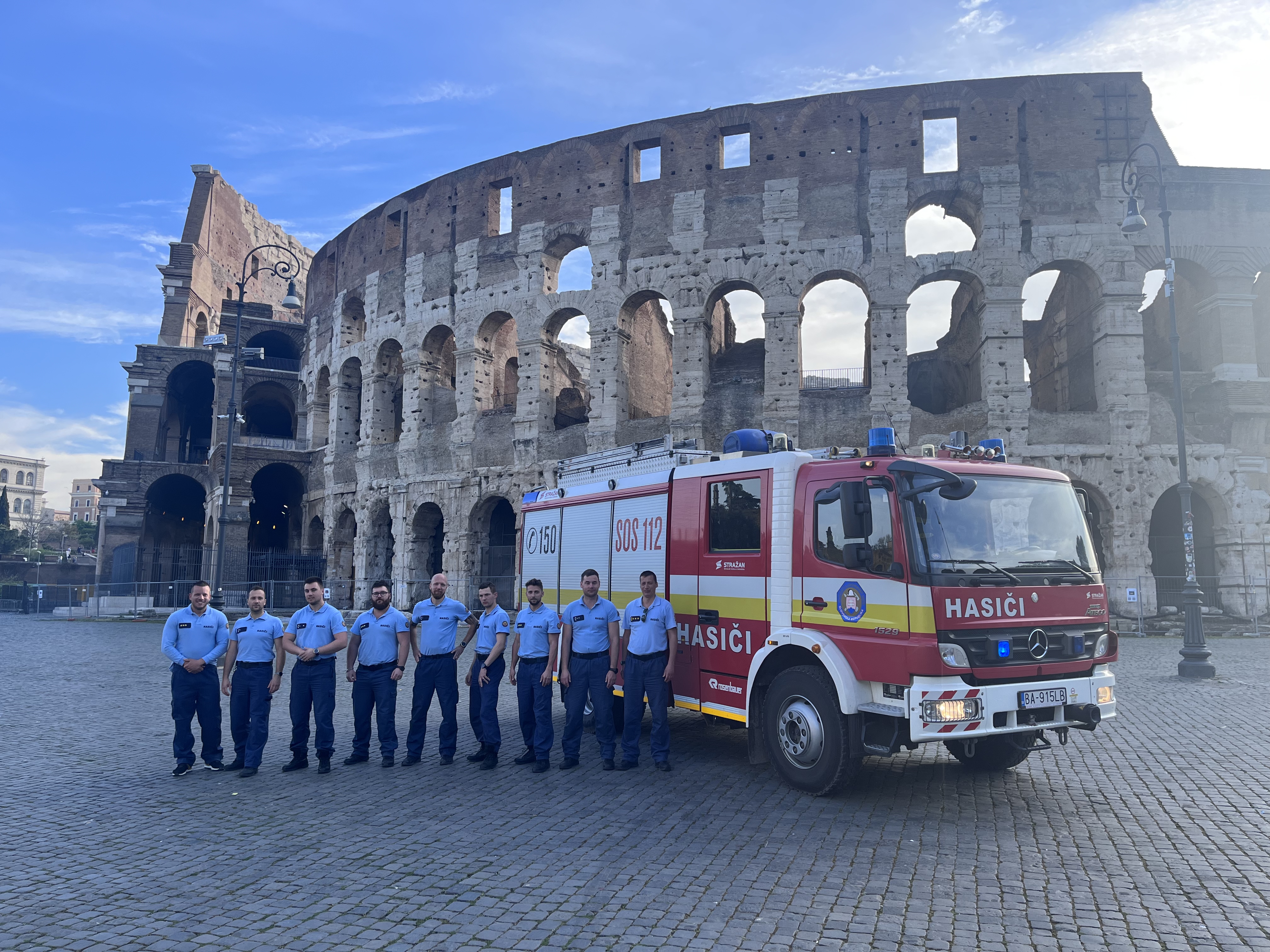  Bratislavskí hasiči v Ríme 