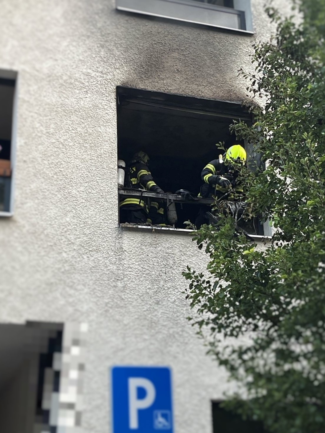 Požiar bytu, Kutlíková, Petržalka