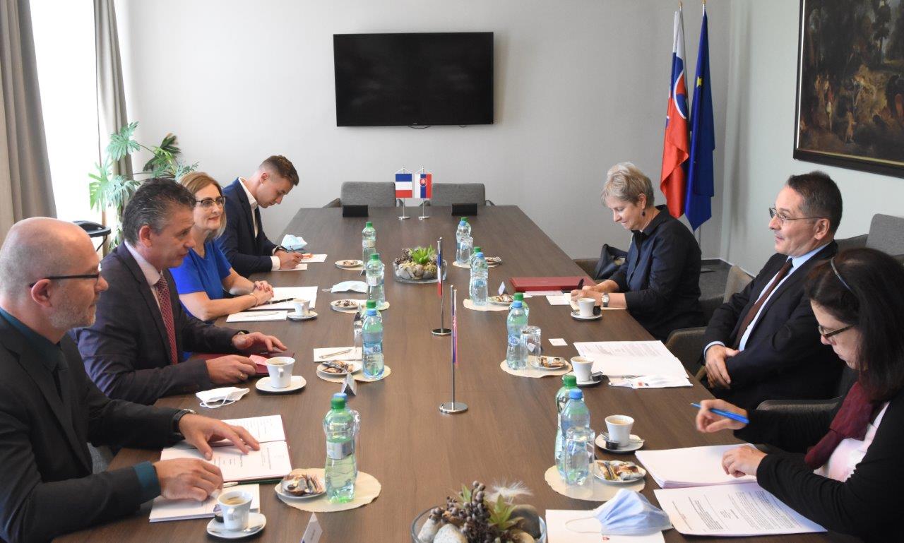 Rokovania francúzsko-slovenských zástupcov