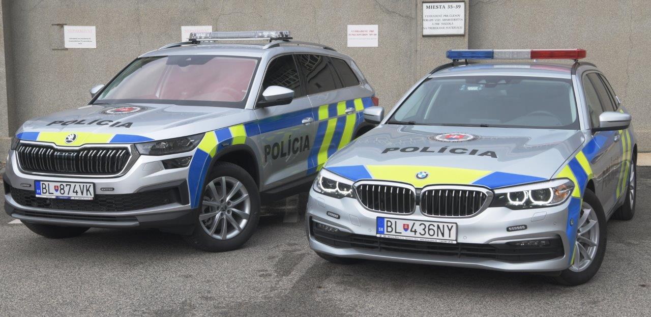Nový dizajn služobných vozidiel Policajného zboru