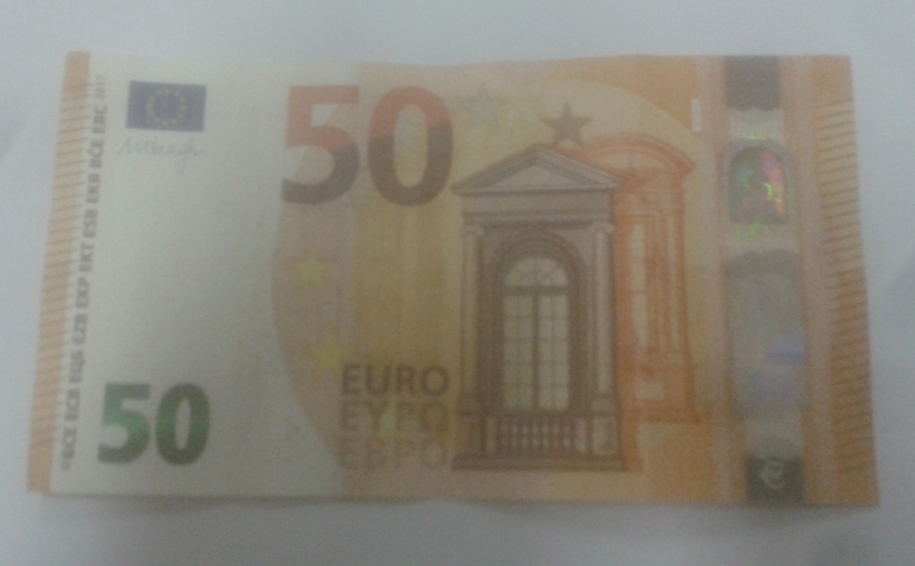 Bankovka 50 eur