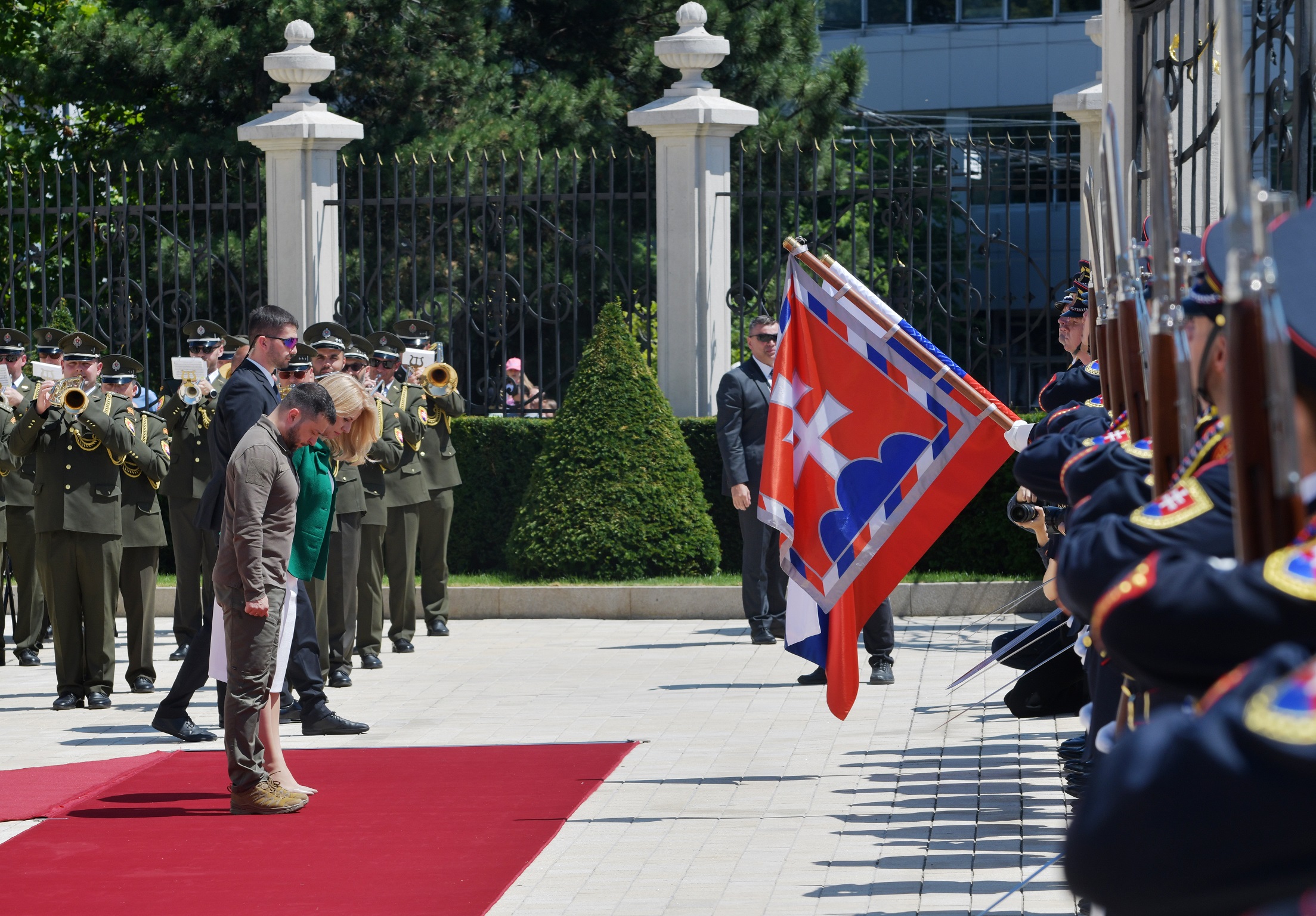 Bezpečnostné opatrenia počas návštevy V. Zelenského v Bratislave