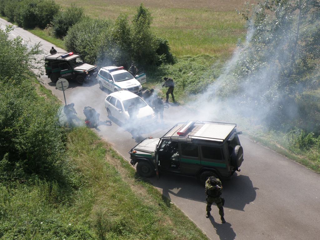 Zásah hliadky hraničnej a cudzineckej polície v Sobranciach