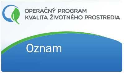 ilustrácia - oznam - Operačný program kvalita životného prostredia