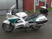 policajný motocykel