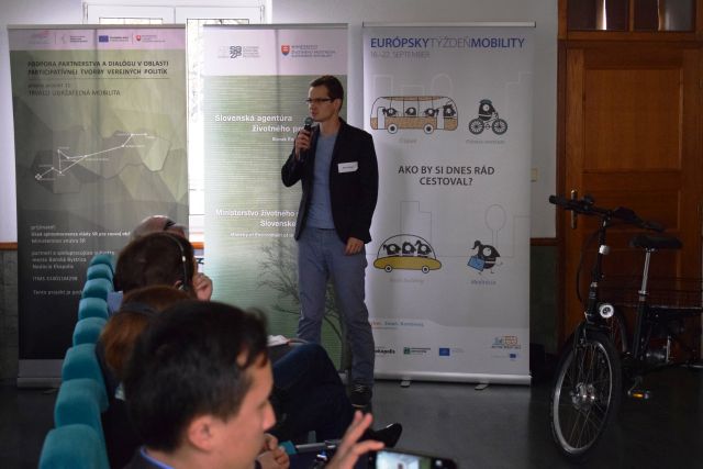 fotka z konferencie Cyklisticka doprava 2018 organizovana Nadaciou Ekopolis